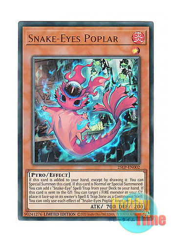 画像1: 英語版 25LP-EN002 Snake-Eyes Poplar 蛇眼の炎燐 (ウルトラレア) Limited Edition