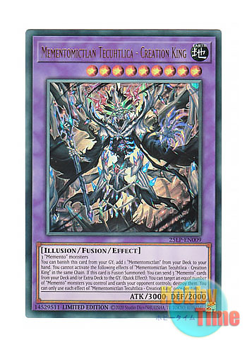 画像1: 英語版 25LP-EN009 Mementomictlan Tecuhtlica - Creation King 冥骸王－メメントラン・テクトリカ (ウルトラレア) Limited Edition