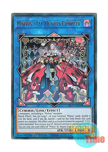 画像1: 英語版 25LP-EN016 Maliss   Hearts Crypter M∀LICE＜Q＞HEARTS OF CRYPTER (ウルトラレア / ロゴ入り) Limited Edition