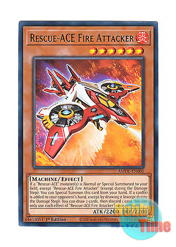 画像1: 英語版 AMDE-EN005 Rescue-ACE Fire Attacker R－ACEファイア・アタッカー (レア) 1st Edition