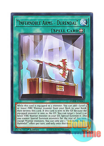 画像1: 英語版 AMDE-EN042 "Infernoble Arms - Durendal" 『焔聖剣－デュランダル』 (レア) 1st Edition
