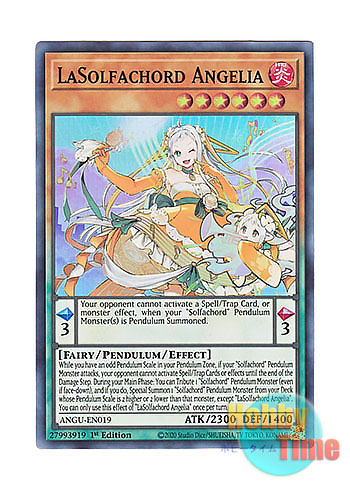 画像1: 英語版 ANGU-EN019 LaSolfachord Angelia ラドレミコード・エンジェリア (スーパーレア) 1st Edition