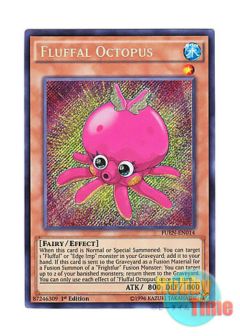 画像1: 英語版 FUEN-EN014 Fluffal Octopus ファーニマル・オクト (シークレットレア) 1st Edition