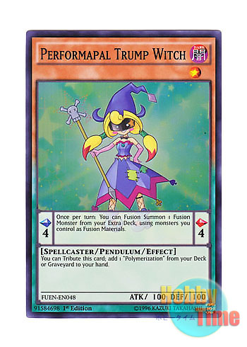 画像1: 英語版 FUEN-EN048 Performapal Trump Witch EMトランプ・ウィッチ (スーパーレア) 1st Edition