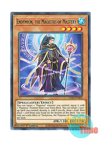 画像1: 英語版 GEIM-EN004 Endymion, the Magistus of Mastery 聖魔の大賢者エンディミオン (レア) 1st Edition