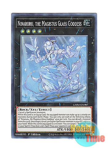 画像1: 英語版 GEIM-EN007 Ninaruru, the Magistus Glass Goddess 結晶の女神ニンアルル (スーパーレア) 1st Edition