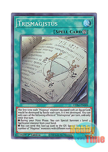 画像1: 英語版 GEIM-EN009 Trismagistus 三賢者の書 (スーパーレア) 1st Edition