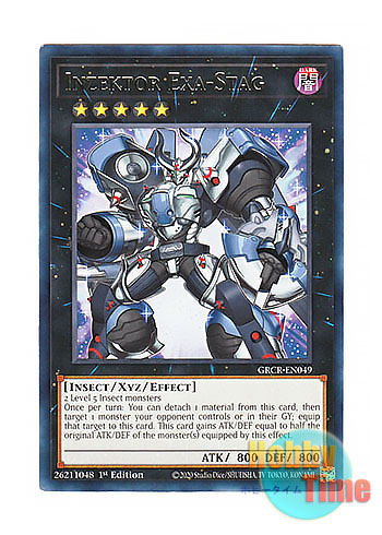 画像1: 英語版 GRCR-EN049 Inzektor Exa-Stag 甲虫装機 エクサスタッグ (レア) 1st Edition