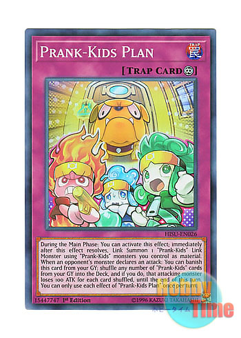 画像1: 英語版 HISU-EN026 Prank-Kids Plan プランキッズの大作戦 (スーパーレア) 1st Edition