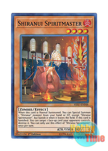 画像1: 英語版 HISU-EN048 Shiranui Spiritmaster 不知火の宮司 (スーパーレア) 1st Edition