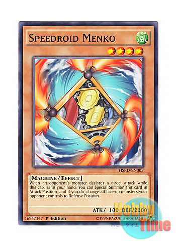 画像1: 英語版 HSRD-EN005 Speedroid Menko SRメンコート (ノーマル) 1st Edition