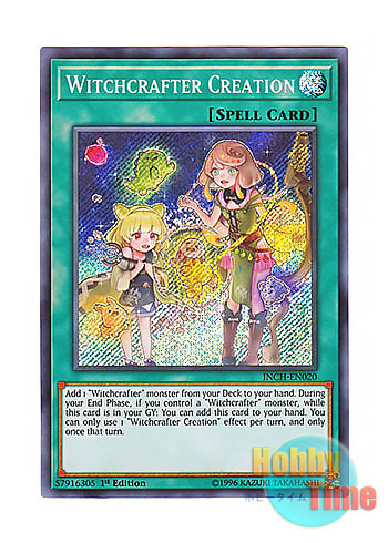英語版 INCH-EN020 Witchcrafter Creation ウィッチクラフト・クリエイション (シークレットレア) 1st Edition