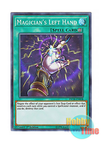 画像1: 英語版 INCH-EN058 Magician's Left Hand 魔術師の左手 (スーパーレア) 1st Edition