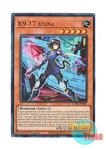 画像1: 英語版 JUSH-EN031 K9-17 Izuna K９－１７号 イヅナ (ウルトラレア) 1st Edition