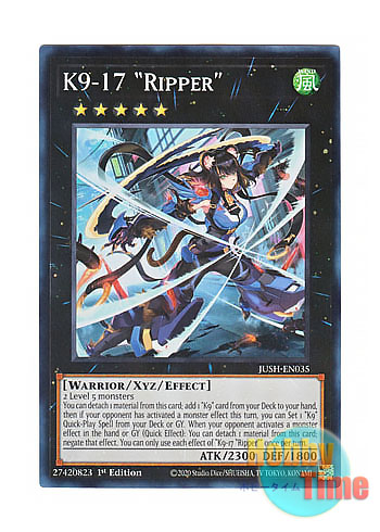 画像1: 英語版 JUSH-EN035 K9-17 "Ripper" K９－１７号 “Ripper” (スーパーレア) 1st Edition