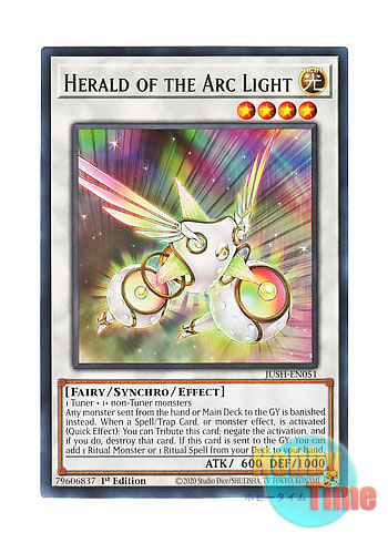 画像1: 英語版 JUSH-EN051 Herald of the Arc Light 虹光の宣告者 (レア) 1st Edition