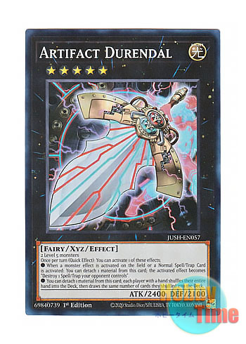画像1: 英語版 JUSH-EN057 Artifact Durendal アーティファクト－デュランダル (スーパーレア) 1st Edition