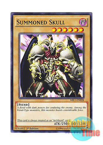 画像1: 英語版 MIL1-EN028 Summoned Skull デーモンの召喚 (ノーマル) 1st Edition