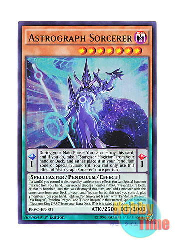 画像1: 英語版 PEVO-EN001 Astrograph Sorcerer アストログラフ・マジシャン (ウルトラレア) 1st Edition