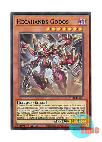画像1: 英語版 PHRE-EN003 Hecahands Godos 見えざる手ゴッドス (スーパーレア) 1st Edition