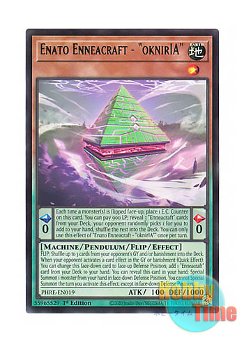 画像1: 英語版 PHRE-EN019 Enato Enneacraft - "oknirIA" 糾罪巧θ’－「oknirIA」 (レア) 1st Edition