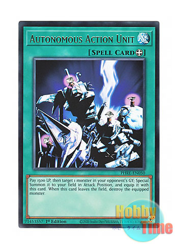 画像1: 英語版 PHRE-EN050 Autonomous Action Unit 自律行動ユニット (レア) 1st Edition