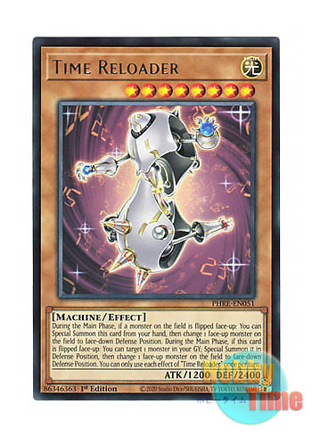 画像1: 英語版 PHRE-EN051 Time Reloader タイム・リワインダー (レア) 1st Edition