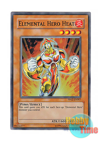 画像1: 英語版 PP02-EN007 Elemental HERO Heat E・HERO ザ・ヒート (スーパーレア)