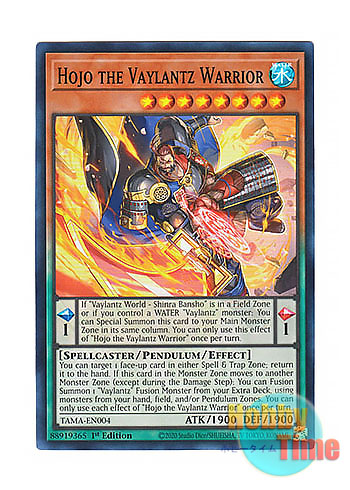 画像1: 英語版 TAMA-EN004 Hojo the Vaylantz Warrior ヴァリアンツの武者－北条 (スーパーレア) 1st Edition