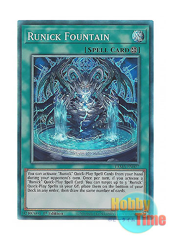 英語版 TAMA-EN027 Runick Fountain 神碑の泉 (コレクターズレア) 1st Edition