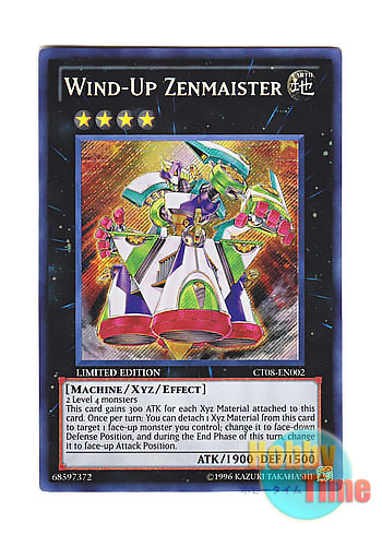 画像1: 英語版 CT08-EN002 Wind-Up Zenmaister 発条機甲ゼンマイスター (シークレットレア) Limited Edition