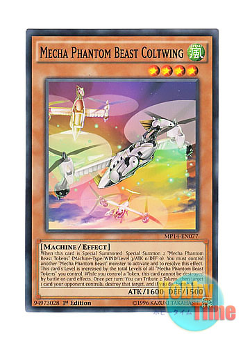 画像1: 英語版 MP14-EN077 Mecha Phantom Beast Coltwing 幻獣機コルトウィング (ノーマル) 1st Edition