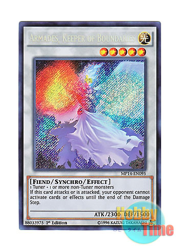 画像1: 英語版 MP14-EN095 Armades, Keeper of Boundaries 幻層の守護者アルマデス (シークレットレア) 1st Edition