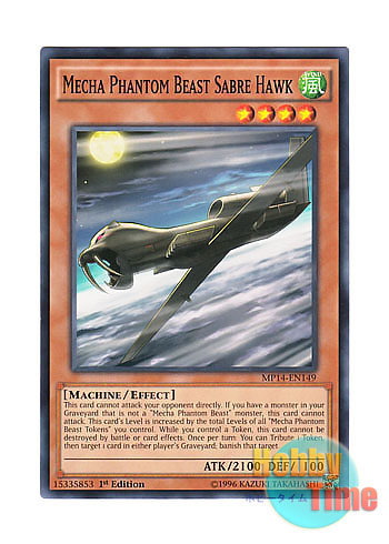 画像1: 英語版 MP14-EN149 Mecha Phantom Beast Sabre Hawk 幻獣機サーバルホーク (ノーマル) 1st Edition