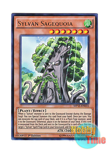 画像1: 英語版 MP15-EN016 Sylvan Sagequoia 森羅の賢樹 シャーマン (ウルトラレア) 1st Edition