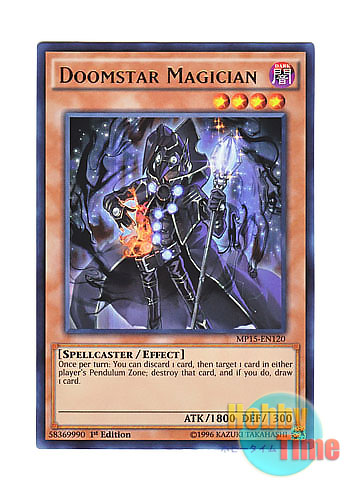 画像1: 英語版 MP15-EN120 Doomstar Magician 凶星の魔術師 (ウルトラレア) 1st Edition