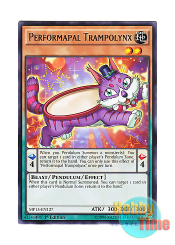 画像1: 英語版 MP15-EN127 Performapal Trampolynx EMトランポリンクス (レア) 1st Edition