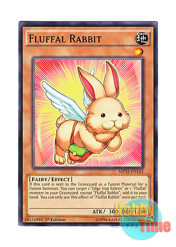 画像1: 英語版 MP15-EN143 Fluffal Rabbit ファーニマル・ラビット (ノーマル) 1st Edition