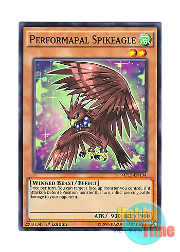 画像1: 英語版 MP15-EN194 Performapal Spikeagle EMスパイク・イーグル (ノーマル) 1st Edition