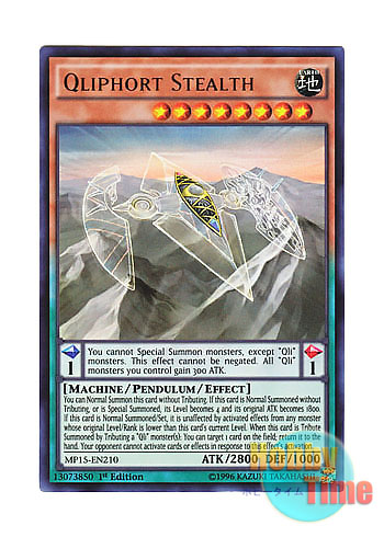 画像1: 英語版 MP15-EN210 Qliphort Stealth クリフォート・エイリアス (ウルトラレア) 1st Edition