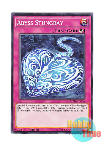 画像1: 英語版 MP16-EN036 Abyss Stungray 深淵のスタングレイ (ノーマル) 1st Edition