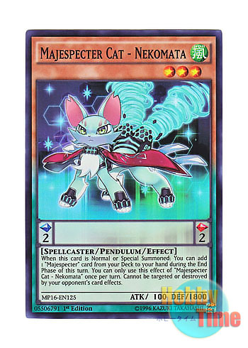 画像1: 英語版 MP16-EN125 Majespecter Cat - Nekomata マジェスペクター・キャット (スーパーレア) 1st Edition