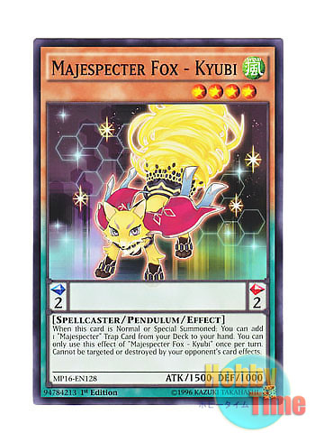 画像1: 英語版 MP16-EN128 Majespecter Fox - Kyubi マジェスペクター・フォックス (ノーマル) 1st Edition
