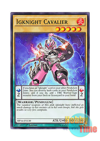 画像1: 英語版 MP16-EN130 Igknight Cavalier イグナイト・デリンジャー (ノーマル) 1st Edition