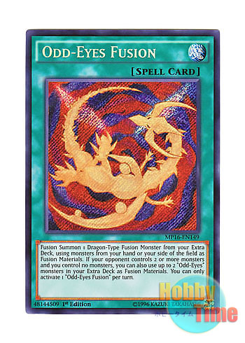 画像1: 英語版 MP16-EN149 Odd-Eyes Fusion オッドアイズ・フュージョン (シークレットレア) 1st Edition