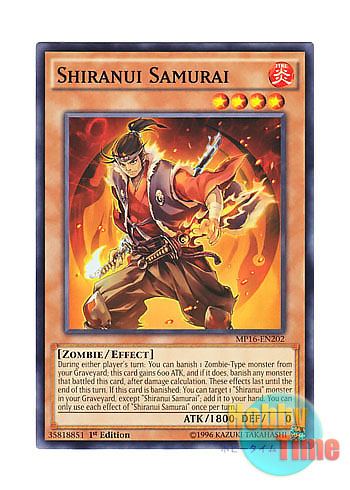 画像1: 英語版 MP16-EN202 Shiranui Samurai 不知火の武士 (ノーマル) 1st Edition