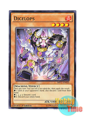 画像1: 英語版 MP17-EN025 Dicelops サイコロプス (ノーマル) 1st Edition