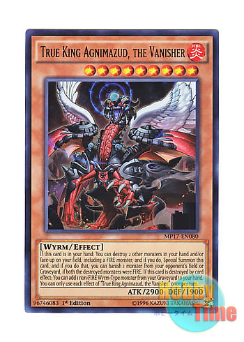 画像1: 英語版 MP17-EN080 True King Agnimazud, the Vanisher 真竜皇アグニマズドV (ウルトラレア) 1st Edition