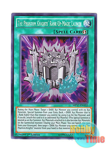 画像1: 英語版 MP17-EN152 The Phantom Knights' Rank-Up-Magic Launch RUM－幻影騎士団ラウンチ (スーパーレア) 1st Edition