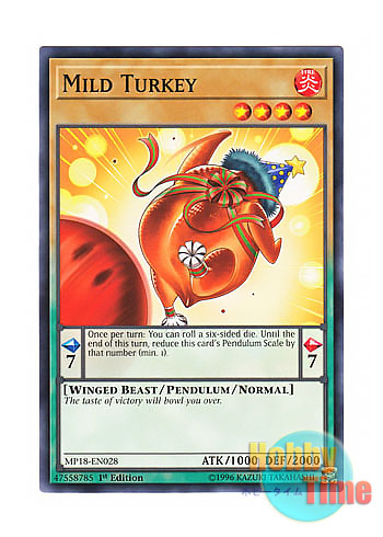 画像1: 英語版 MP18-EN028 Mild Turkey マイルド・ターキー (ノーマル) 1st Edition